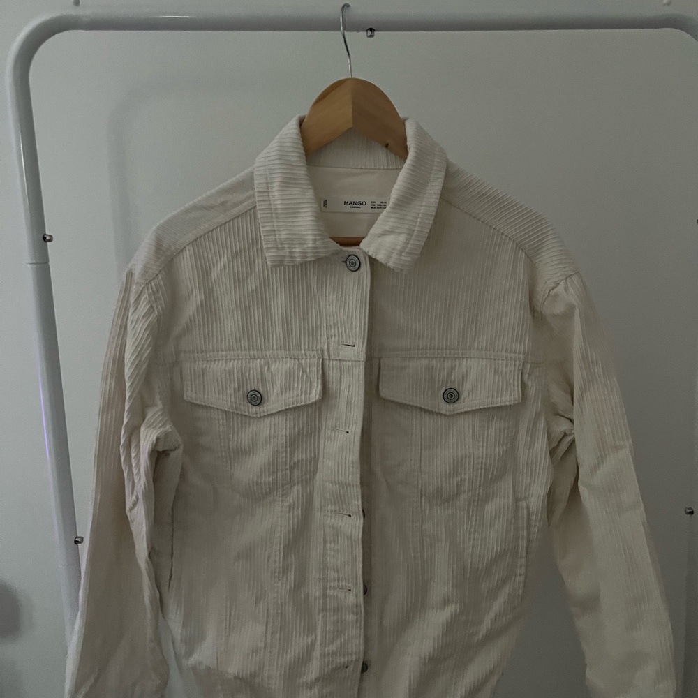Women's Mango Cream Corduroy Jacket